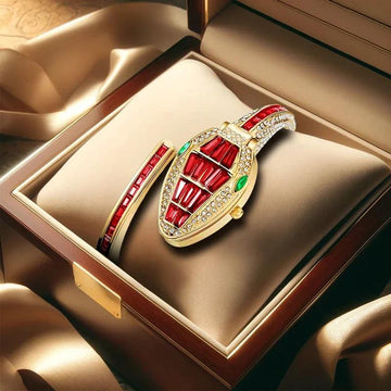 New Luxury Exquisite Fashionable Elegant Women Quartz Snake Design Personalized Small dial Wrist Watches